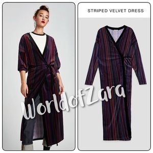 Zara velvet dress